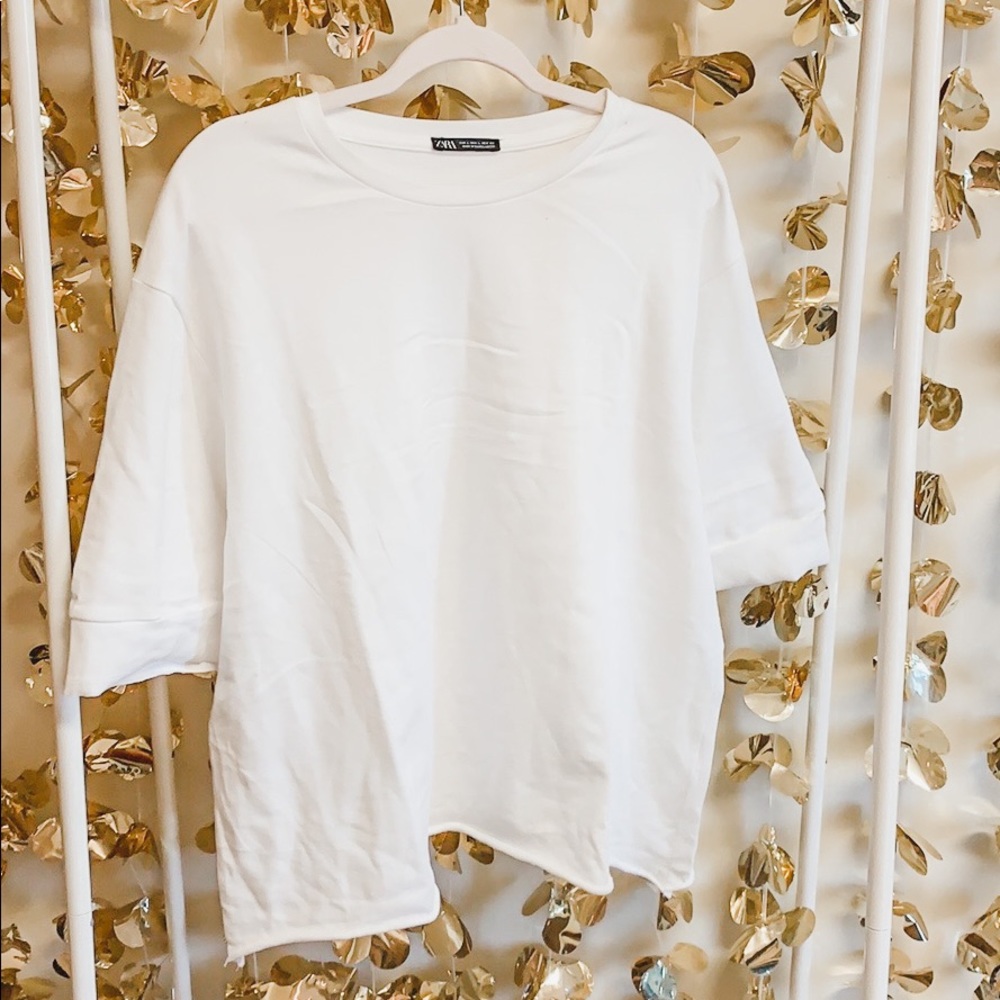 Sweatshirt  material tee